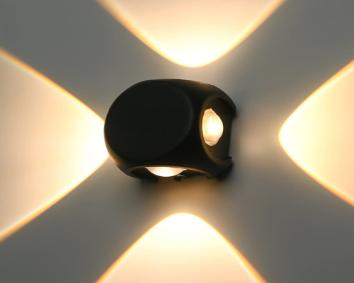 Modern Creative Courtyard Wall Lamp: Cylindrical Spherical Design