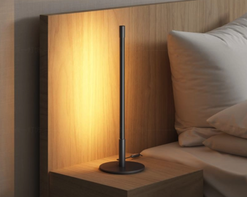 Enhance Your Space with Modern Linear Wood LED Table Lamp