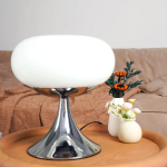 Modernize Your Space with Bauhaus Apple Glass LED Table Lamp