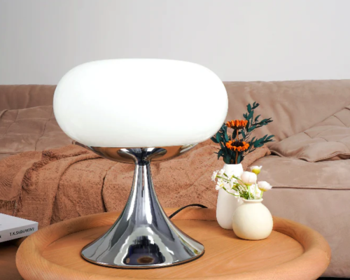 Modernize Your Space with Bauhaus Apple Glass LED Table Lamp