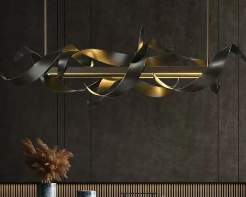 Captivating Light and Shadow Chandelier