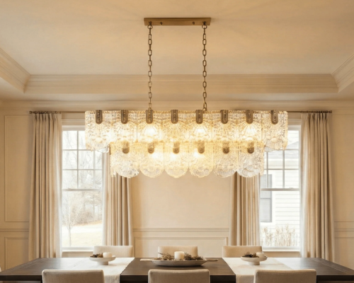 Elegant Brass Chandelier: The Ultimate Living Room Statement Piece