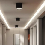 Minimalist Ceiling Corridor Lighting for Narrow Spaces