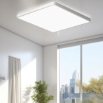 Space-Saving Acrylic Ceiling Lamp for Small Apartment Bathrooms